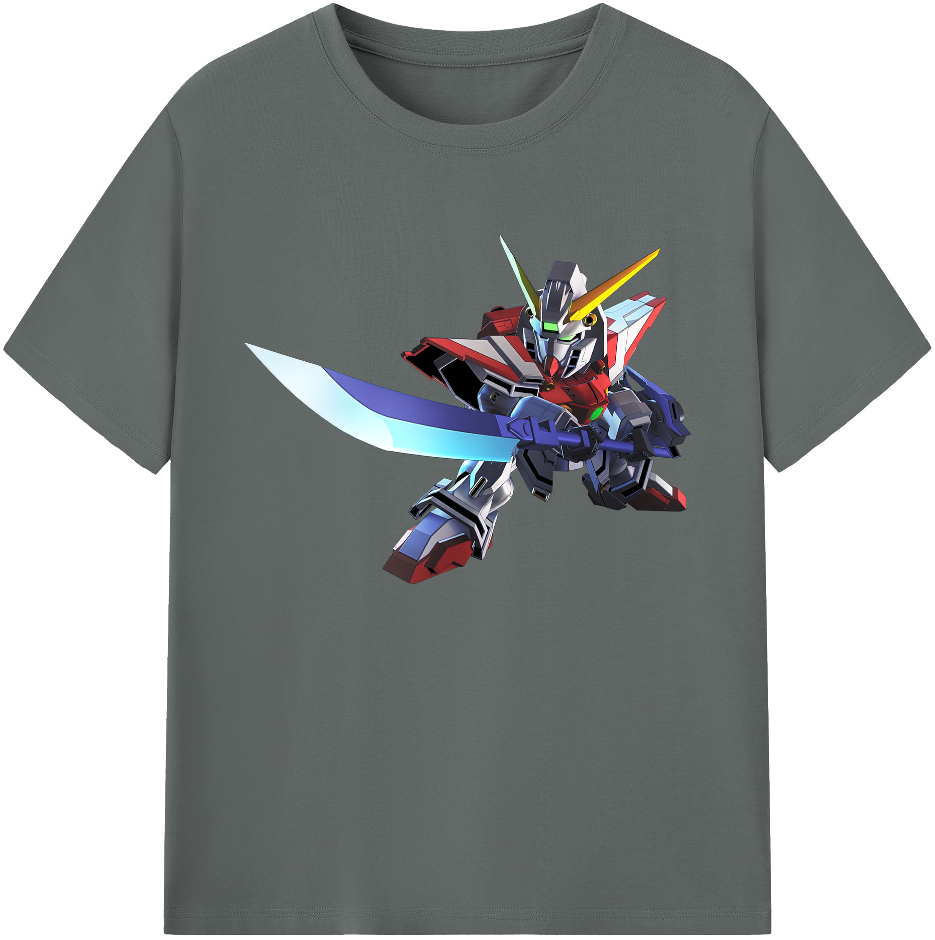 （画像用） 機動戦士ガンダム Mobile Suit Gundam 綿100％ メンズ半袖Tシャツ｜肌触りやわらか＆通気性